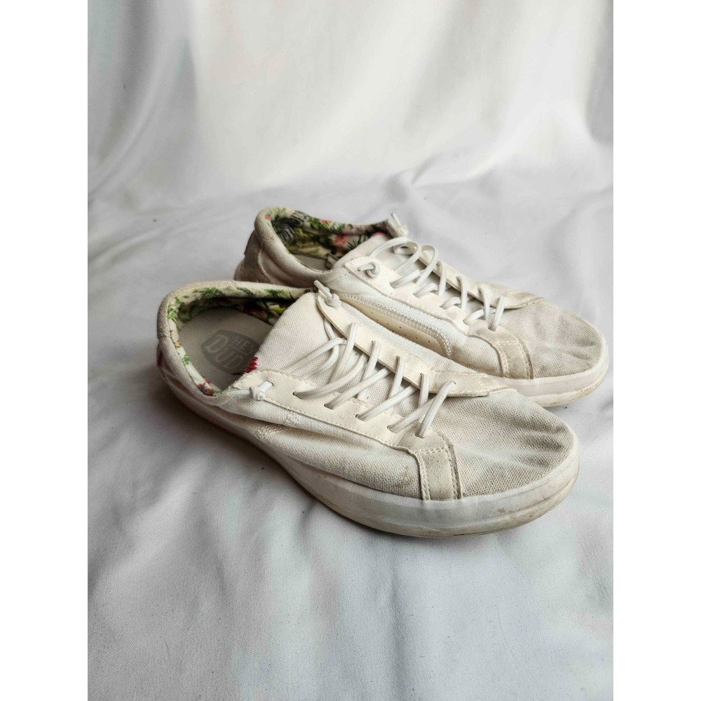 Hey Dude Karina Sneakers Womens Size 9 White Slip On Casual Low Top Outdoors